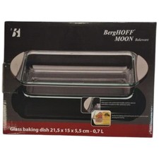 Glas-Auflaufform 0,7 Liter klein 21,5x15x5,5cm BergHoff