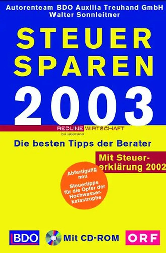 Steuer sparen 2003 - die, besten