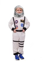 Kostüm Astronaut Anzug weiß