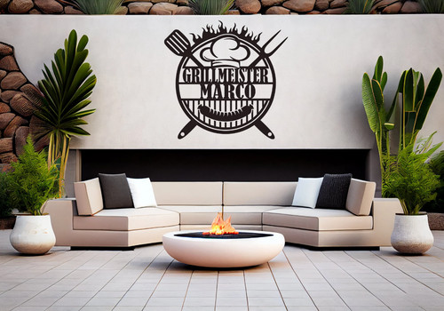 Personalisiertes grill schild - personalisiertes,