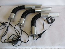 3x TARGHETTI SANKEY CHROM LAMPEN NACHTTISCH BETT LAMPEN CHROMLAMPE BOGENLAMPE