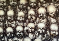 H. R. Giger signiert OSCAR Poster Alien Species Hollywood Signed Autogramm Orig.