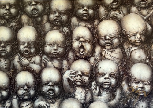 Giger signiert oscar - h., r.
