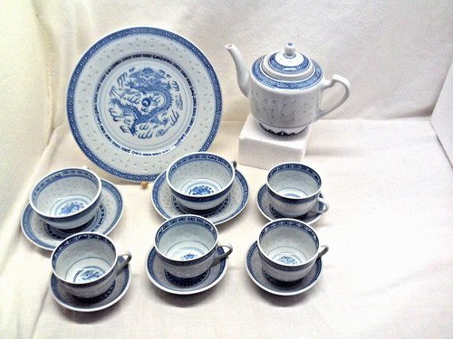 Chinesisches teeservice - chinesisches,