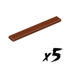 5x LEGO 4162 • 1x8 Tile •