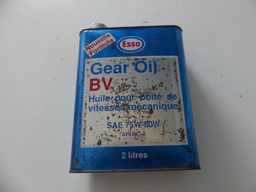 Vintage esso gear oil 2l - gear, bv