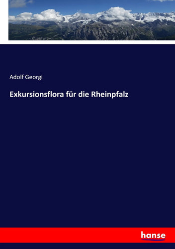 Adolf georgi exkursionsflora - georgi,