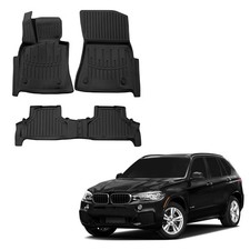 Gummi Fußmatten Gummimatten Für Bmw X5 E70 2006-2013 5-Tlg SCOUTT