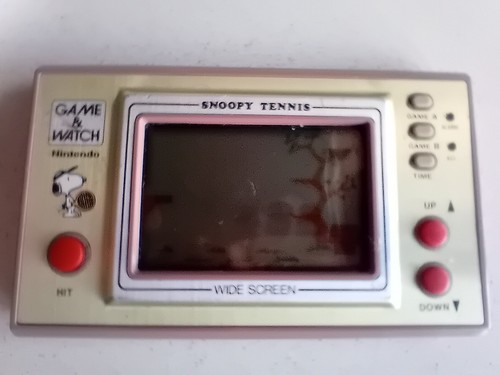 Vintage snoopy tennis handheld - vintage,