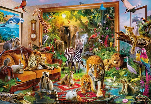 Puzzle tierische - puzzle, t.)