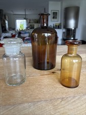 Antike apothekerflaschen 2 - 3,