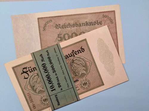 Reichsbanknoten original - reichsbanknoten, in