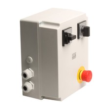 Stern-Dreieck-Starter, handbetätigt, 7,5kW Hauptschalter Not-Halt, Nr. 0098.4001