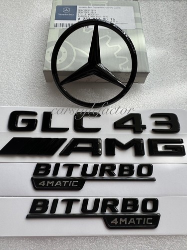 Glanz schwarz heck stern - schwarz,