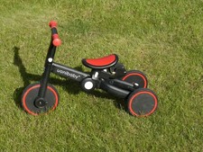 Kinderkraft Dreirad 3in1 4TRIKE Gelb 12M-5J Aluminium Leicht Rutscher Laufrad