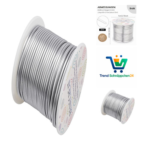 Aluminiumdraht 2mm 30m