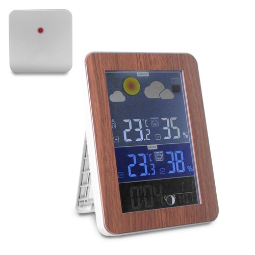 Wetterstation color wood - wetterstation, &