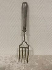 Antikes Vorlagebesteck Gabel 13 Silber 28cm 155gr