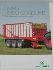 PÖTTINGER JUMBO COMBILINE Hochleistungs-Silierwagen Prospekt von 01/2017 ( 9648 