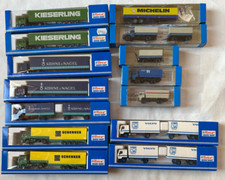 14 Roco Miniatur Modell LKW Speditionen Kiesering, Kühne & Nagel, Schenker 1:87