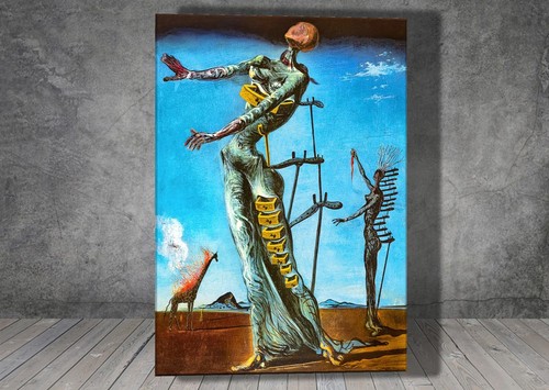 Salvador dali die - dali, brennende