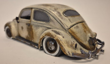 Modellauto Burago VW Käfer 1955 1:18 absolutes Einzelstück Scheunenfund Rost