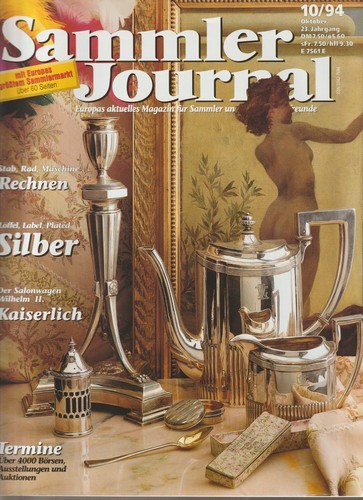 Sammler journal silber - journal, 10/94