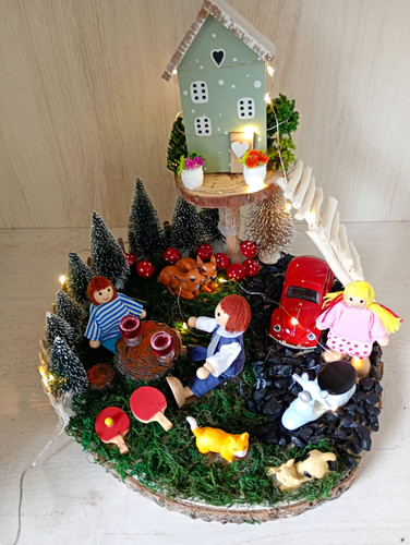 Weihnachts diorama freistehend - weihnachts-diorama,