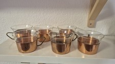 Tee Set Glas Kupfer
