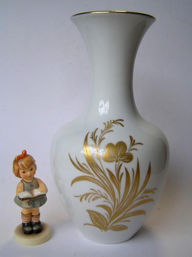 Schöne vintage vase golddekor - vintage,