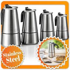 CoffeeFox Espressokocher Espressokanne Espressobereiter Kaffeebereiter Edelstahl