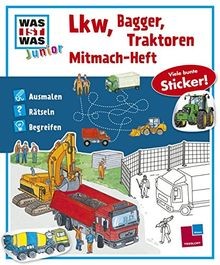 Mitmach heft lkw bagger - lkw,,