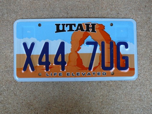Kennzeichen utah original - us-kennzeichen, utah,