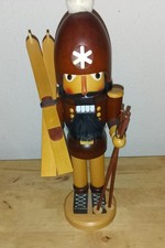 Christian Ulbricht SN Nusskknacker Skifahrer ca.39cm Top Zustand!