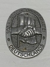 original DDR Plakette der SED