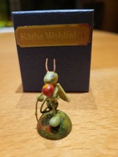 Käthe Wohlfahrt Signierminiatur Heupferdchen von 2000 signiert von Gudrun Galler