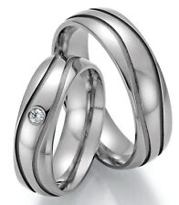 Titan Eheringe + Diamant +