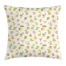 Kissenbezug Dekokissen für Sofa Tier Verschiedene Kreaturen Verstreute