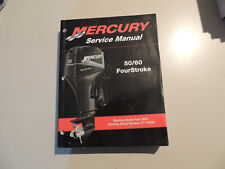 2001-2002 Shop Repair manual Mercury 50 60 hp PS 4Zyl-4Takt Werkstatt hand buch