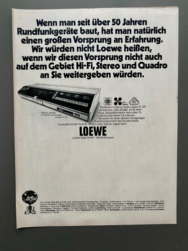 Loewe sensotronic hifi - st, 20