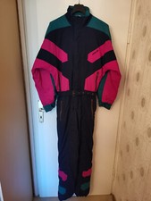 KULT! leichter Skioverall von ADIDAS, ORIGINAL Vintage 80er Jahre, D48/H54, bunt