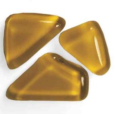 Glassteine Mosaik Soft gelb polygonal