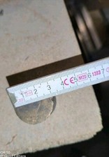 DDR Bronze, Stange, Rotguss Vollmaterial Gelb ca. 30mm durchm. und 2,5cm Lang