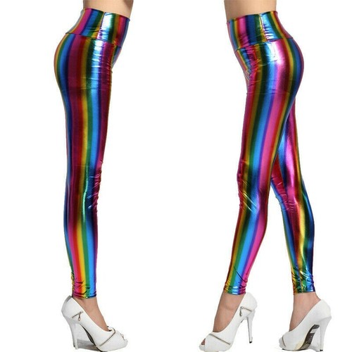 Damen leggins aus kunstleder - damen,