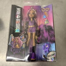 Monster High CLAWDEEN WOLF mit CRESCENT | Puppe mit Accessoires & Haustier | 4+