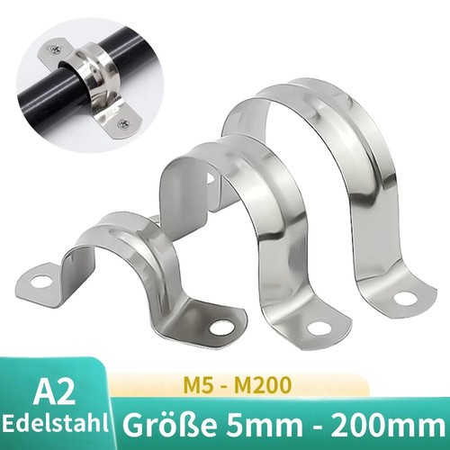 Edelstahl v2a rohrschelle - edelstahl,