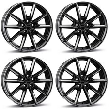 4 Borbet Felgen LX19 8.0x19 ET50 5x112 SWMSIL für VW Beetle e-Golf Golf ID.3 Jet