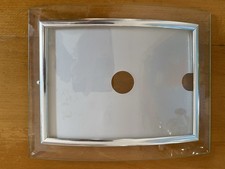 Vintage Glas Fotorahmen Foto 13x18 cm 17x22 cm Groß Silber Kante