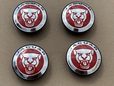 4x Original Jaguar Rad Naben Kappen Felgen Deckel Radzierblenden Cap Abdeckung