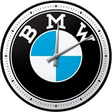 BMW Logo Nostalgie Wanduhr